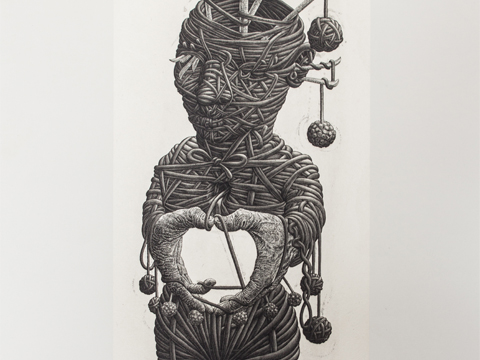 Tomiyuki Sakuta, Obra, knitting emptiness , Arte Hoy, Galería