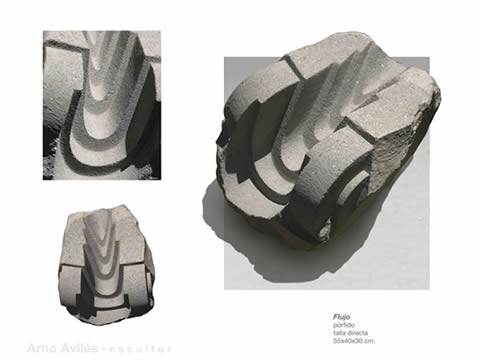 Arno Avilés, Obra, Flujo, Arte Hoy, Galería