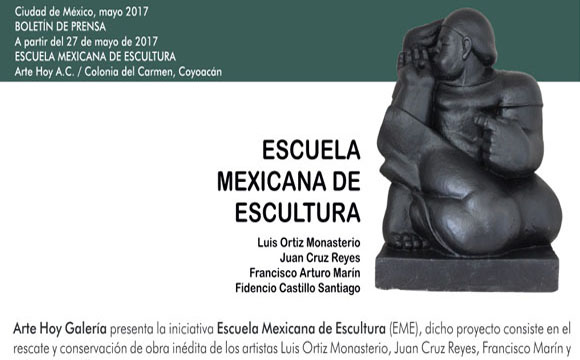 exposiciones Anteriores, Escuela Mexicana de Escultura, Luis Ortiz Monasterio