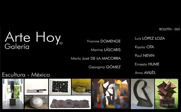 exposiciones Anteriores, Escultura - México, Yvonne Domenge